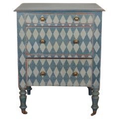 English Painted Bedside Chest