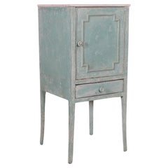 English Painted Bedside Cupboard