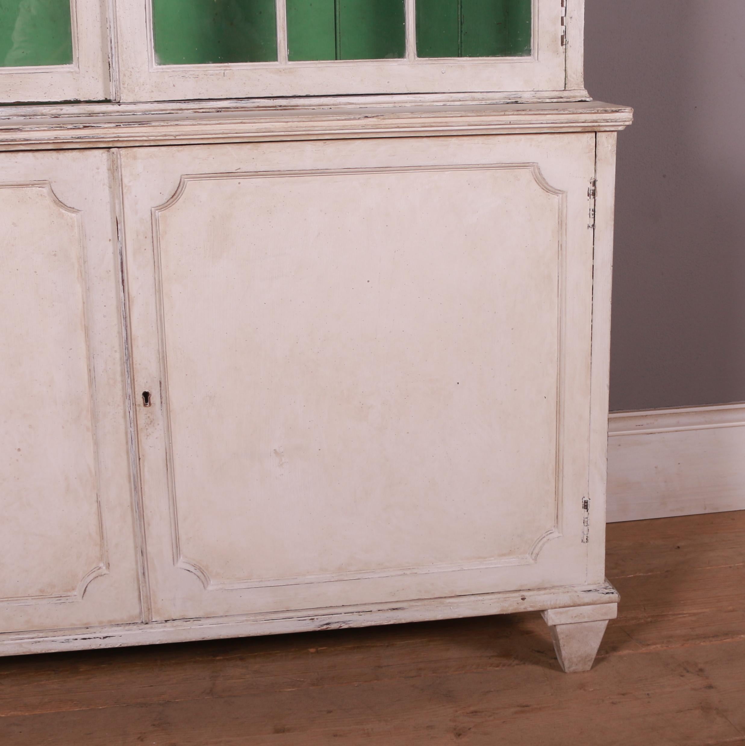 Victorian English Painted Bookcase