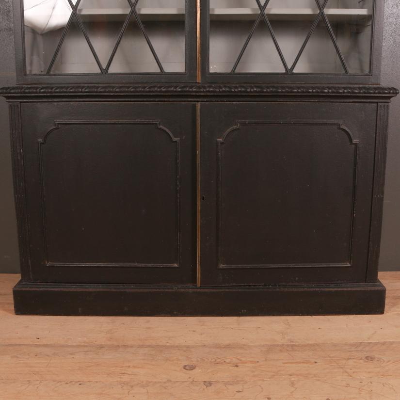 19th Century English Painted Bookcase