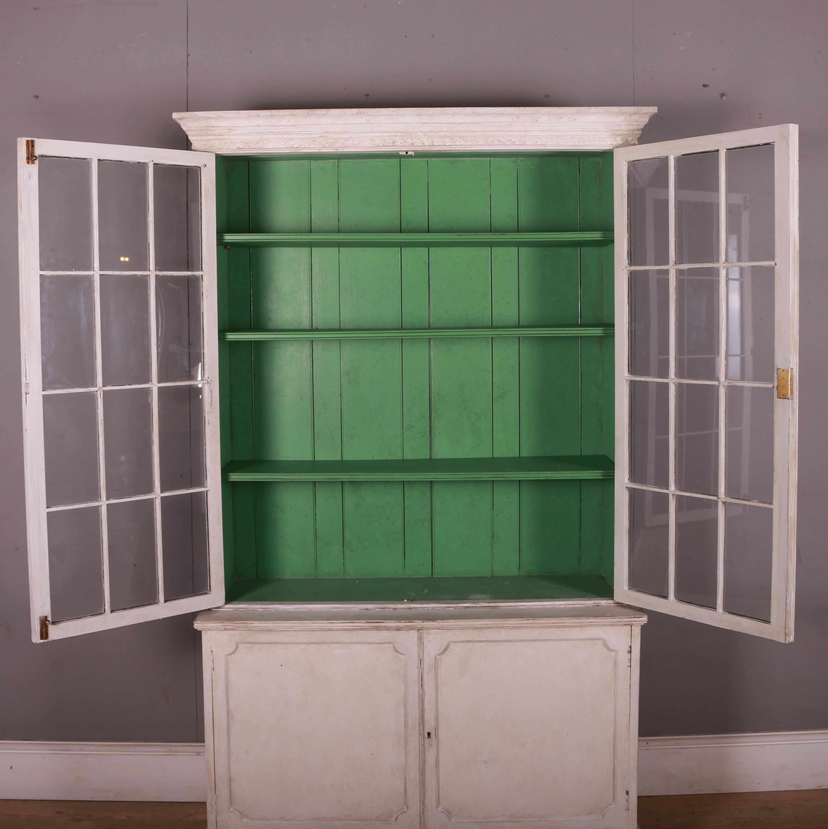 English Painted Bookcase 1