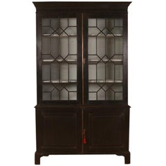 English Painted Bookcase