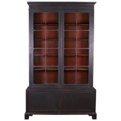 English Painted Bookcase