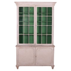 English Painted Bookcase