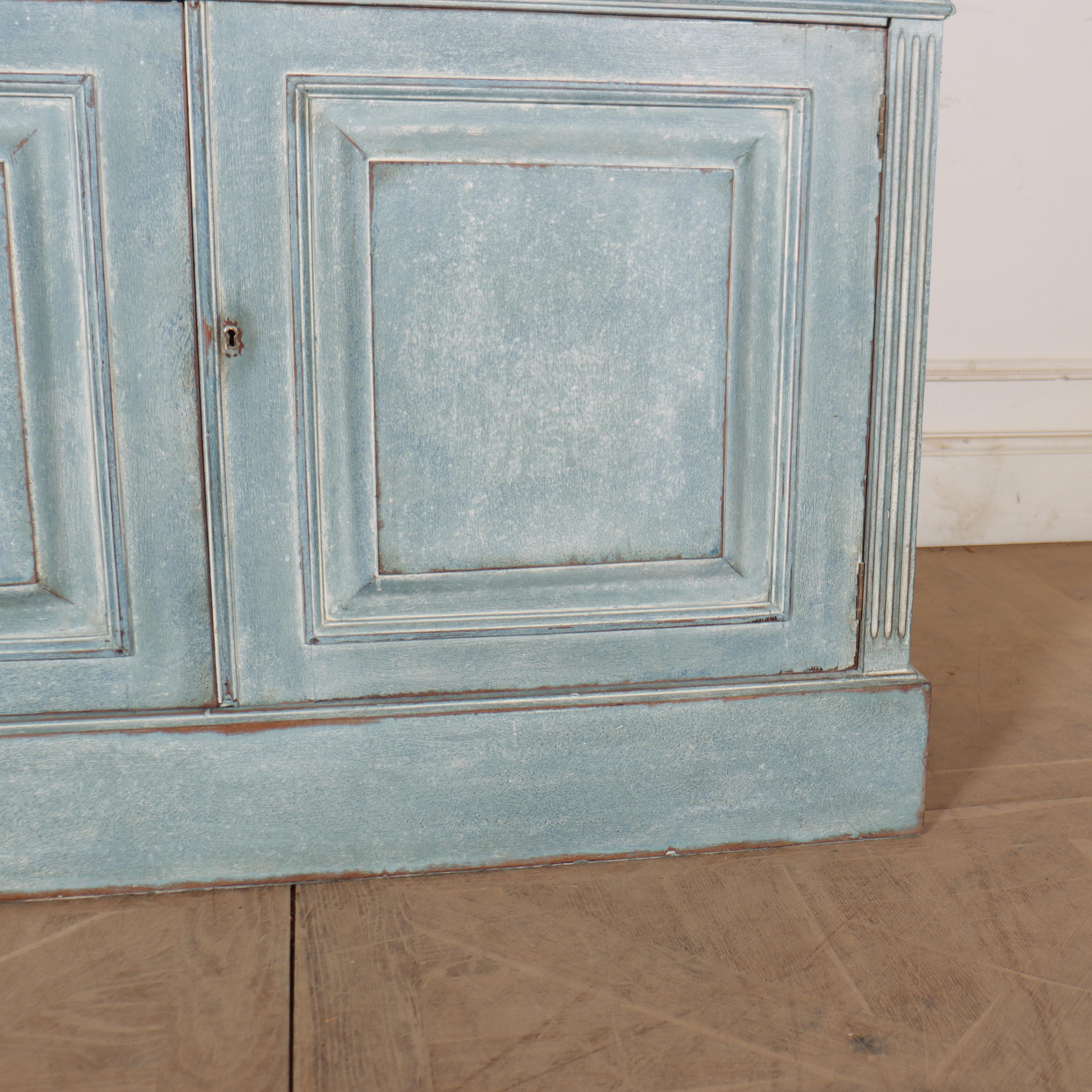 Secretaire de librería pintado a la inglesa Vidrio en venta