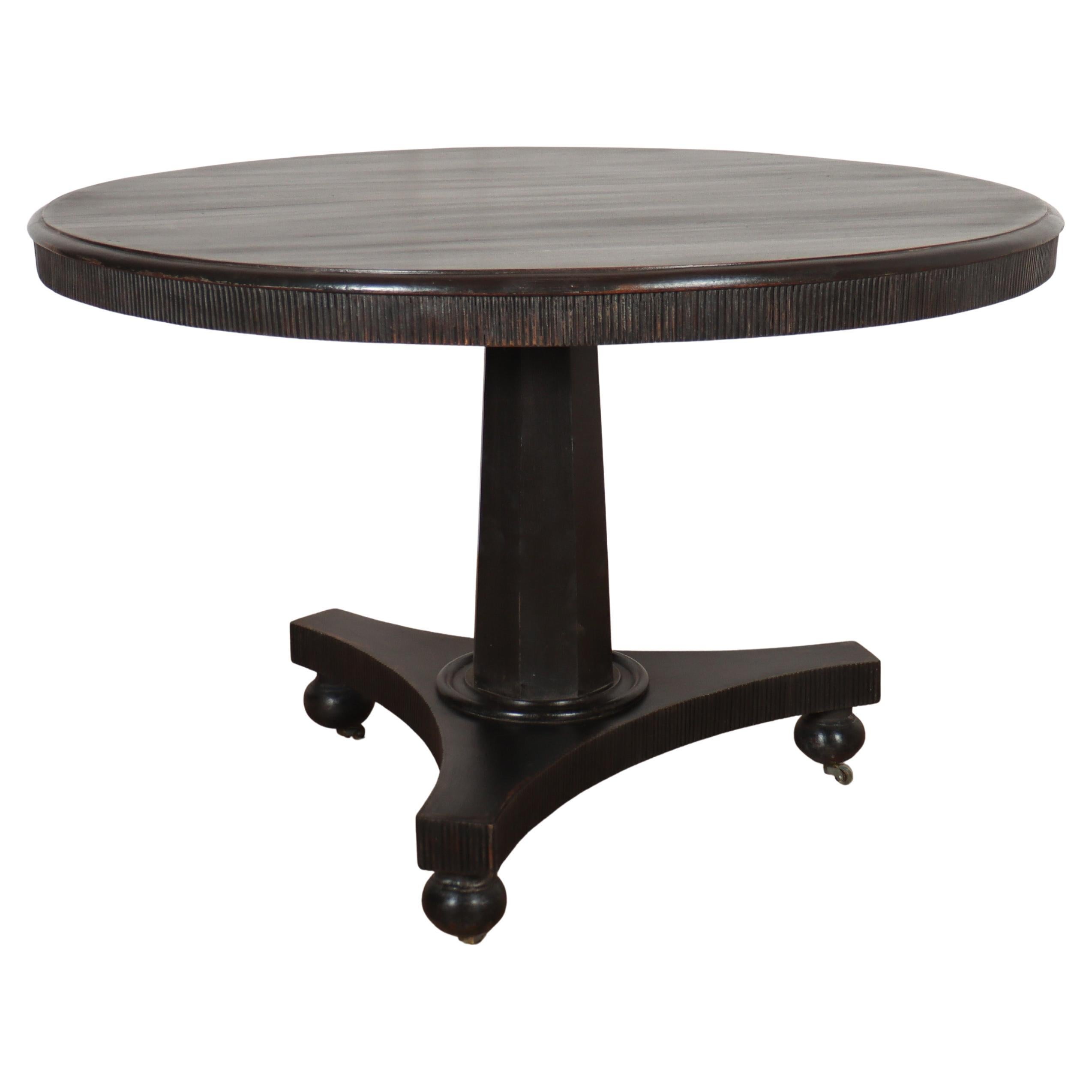 Table de petit déjeuner anglaise peinte