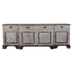 English Painted Breakfront Sideboard