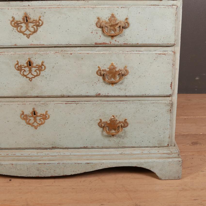 18th Century and Earlier English Painted Bureau