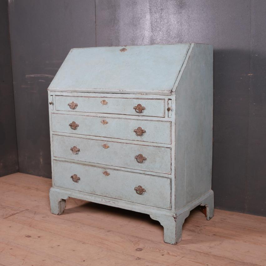 18th Century and Earlier English Painted Bureau
