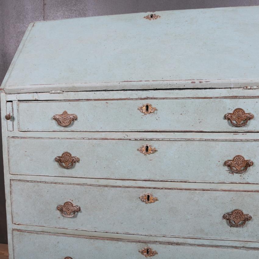 Oak English Painted Bureau