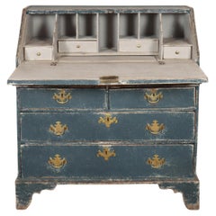 English Painted Bureau