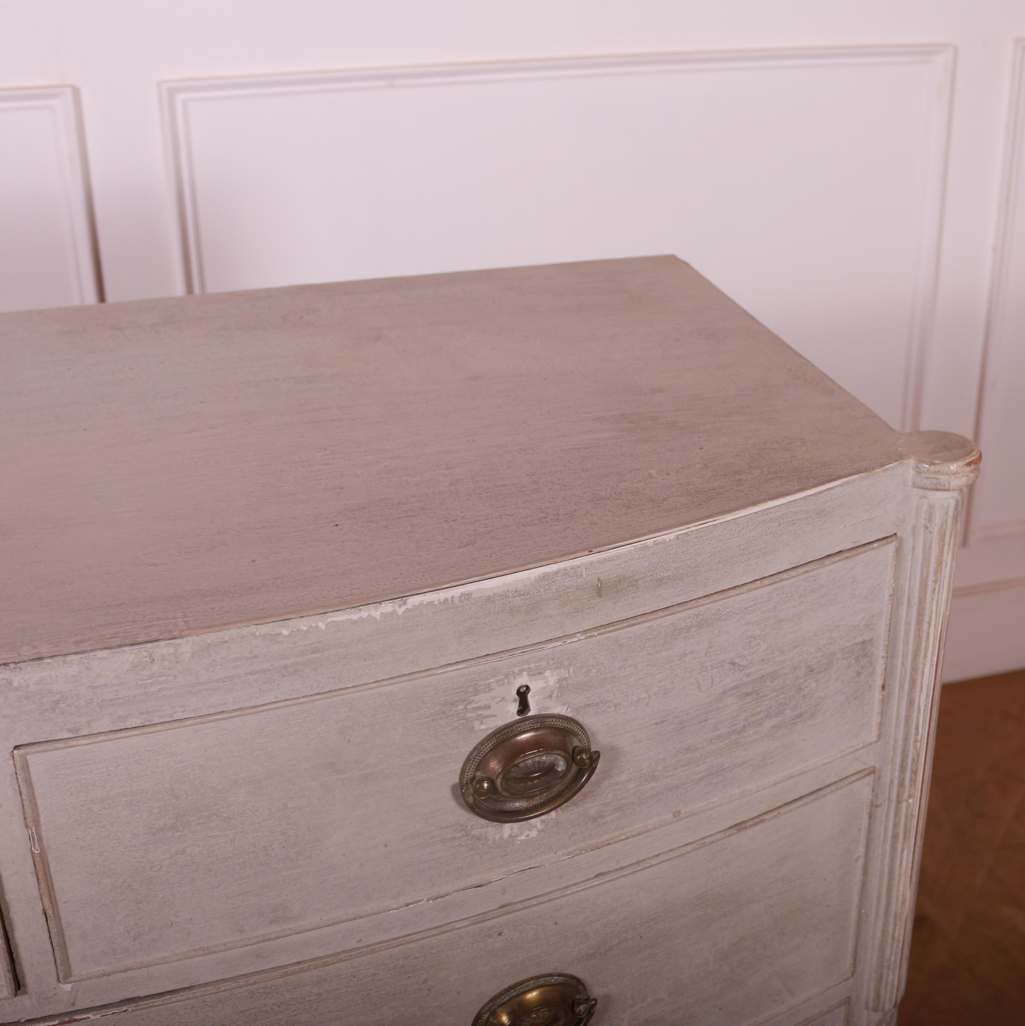 English Painted Chest of Drawers For Sale 4
