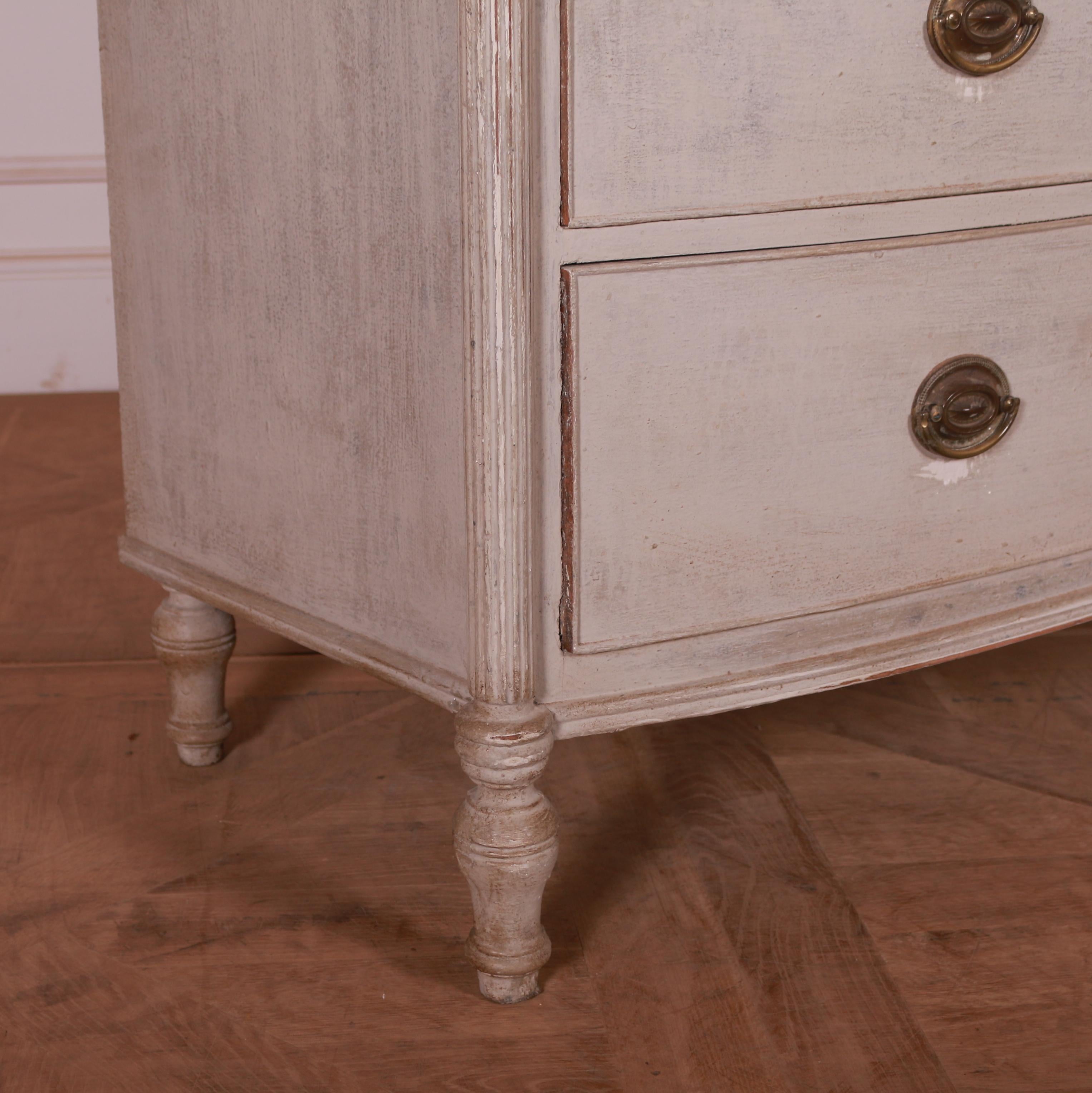 William IV English Painted Chest of Drawers For Sale