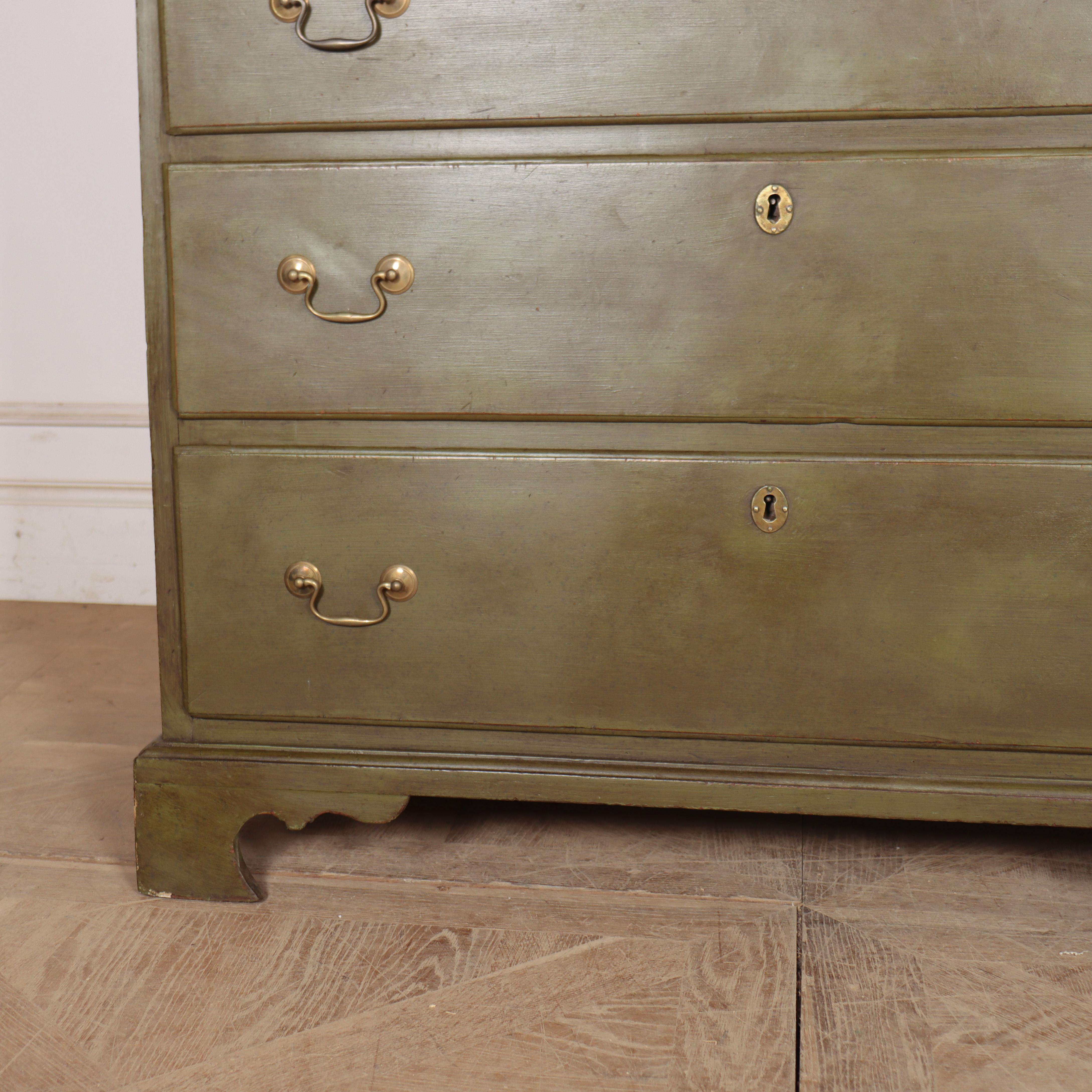 George III English Painted Chest of Drawers For Sale