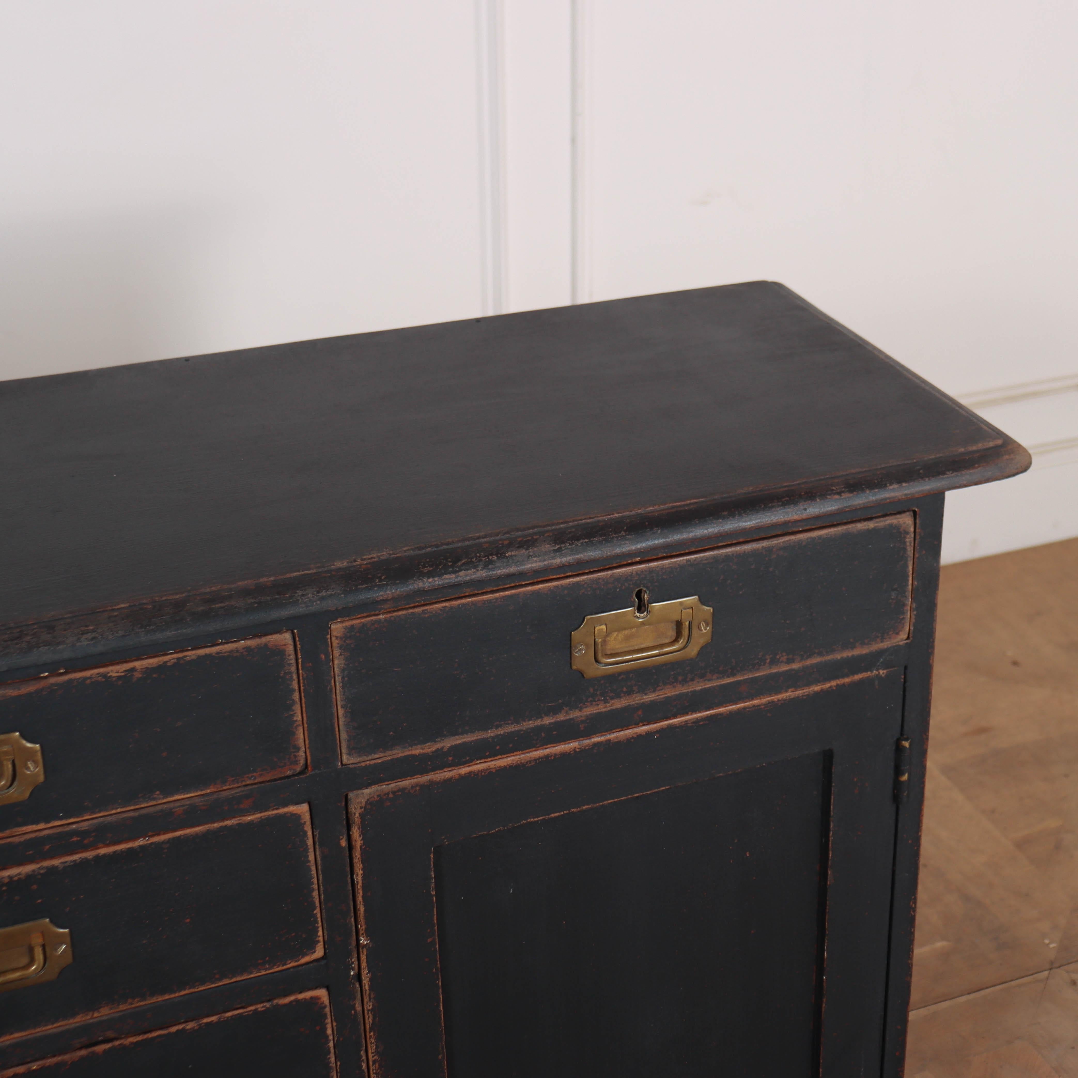 Pine English Painted Chest of Drawers