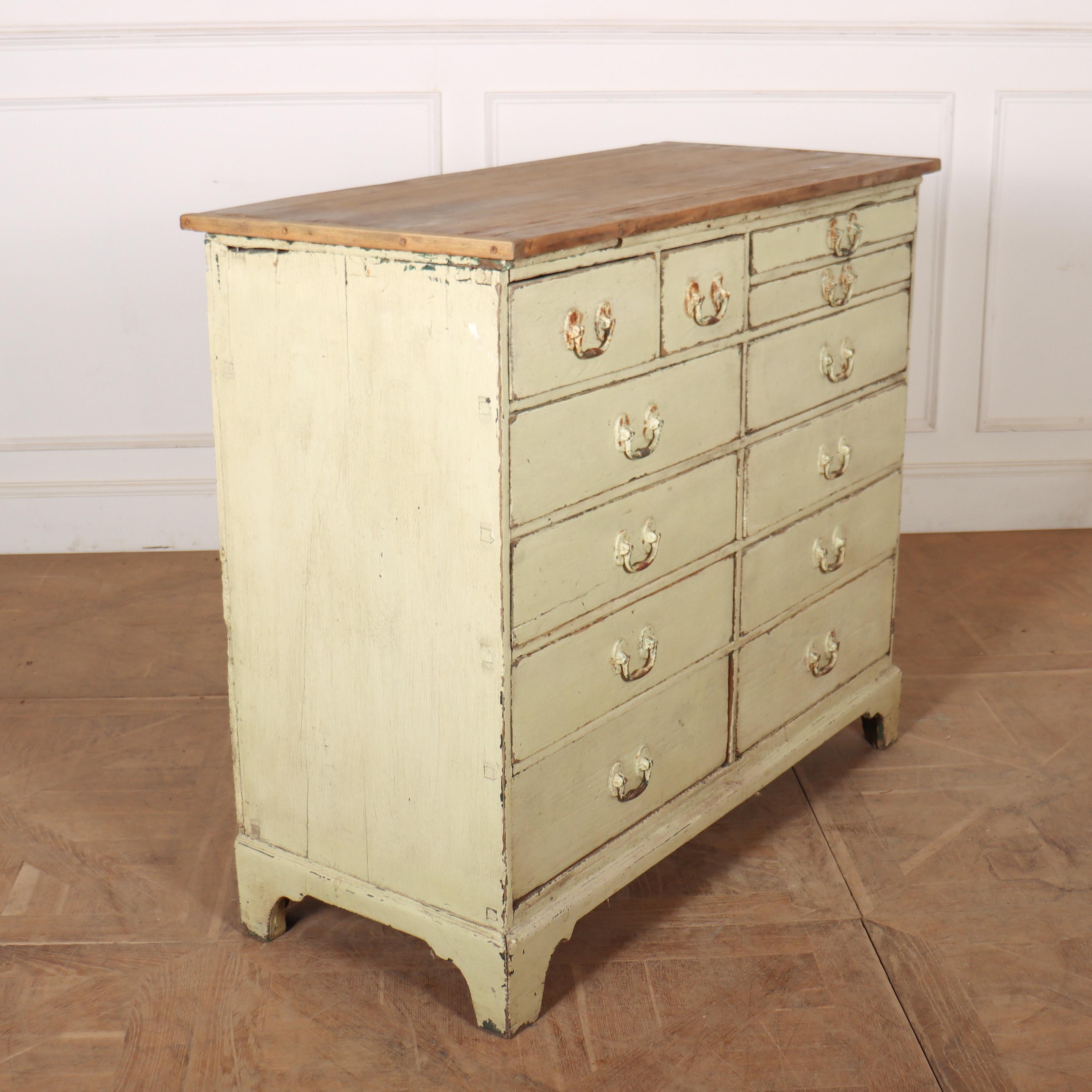 English Painted Chest of Drawers For Sale 1