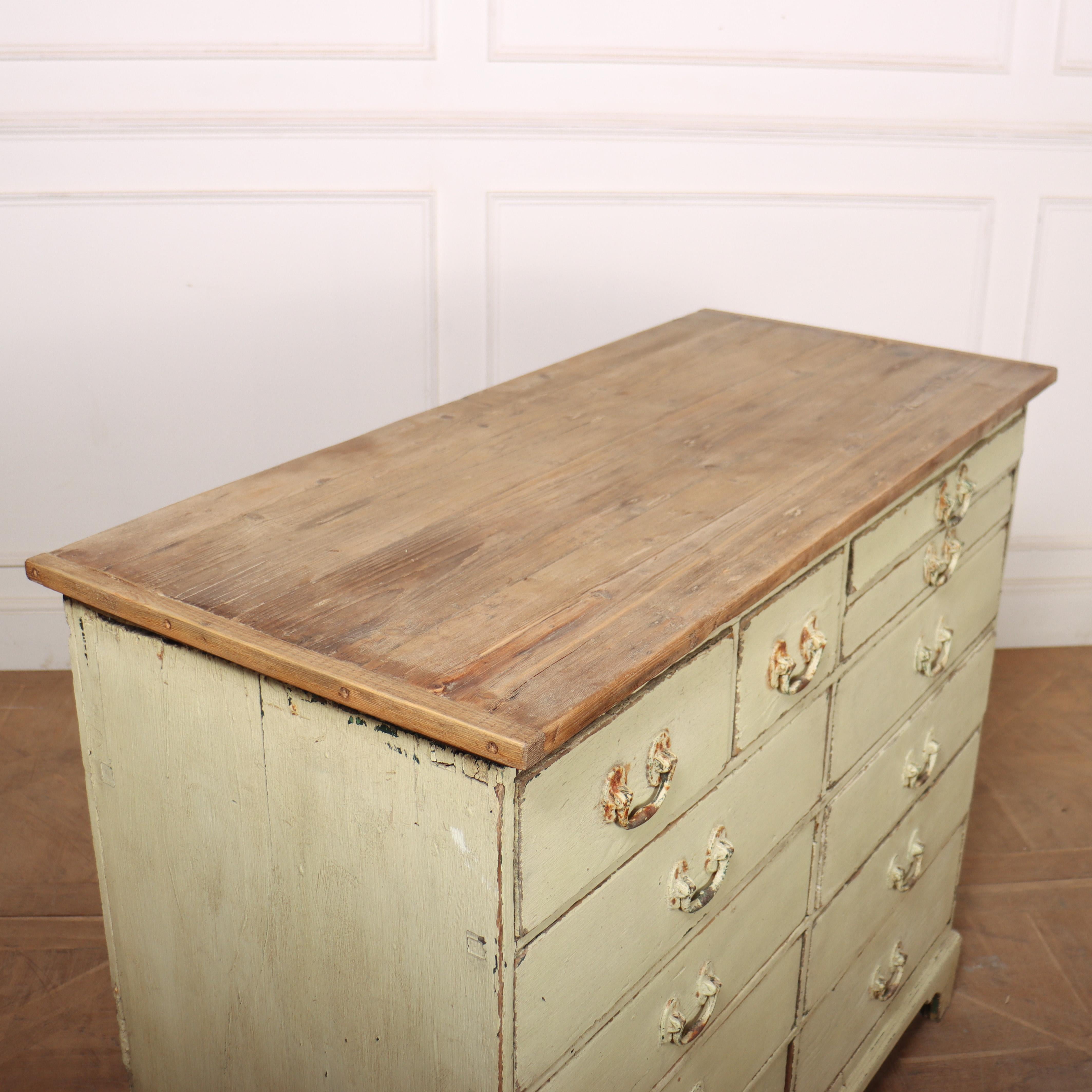 English Painted Chest of Drawers For Sale 2