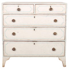 English Painted Chest of Drawers