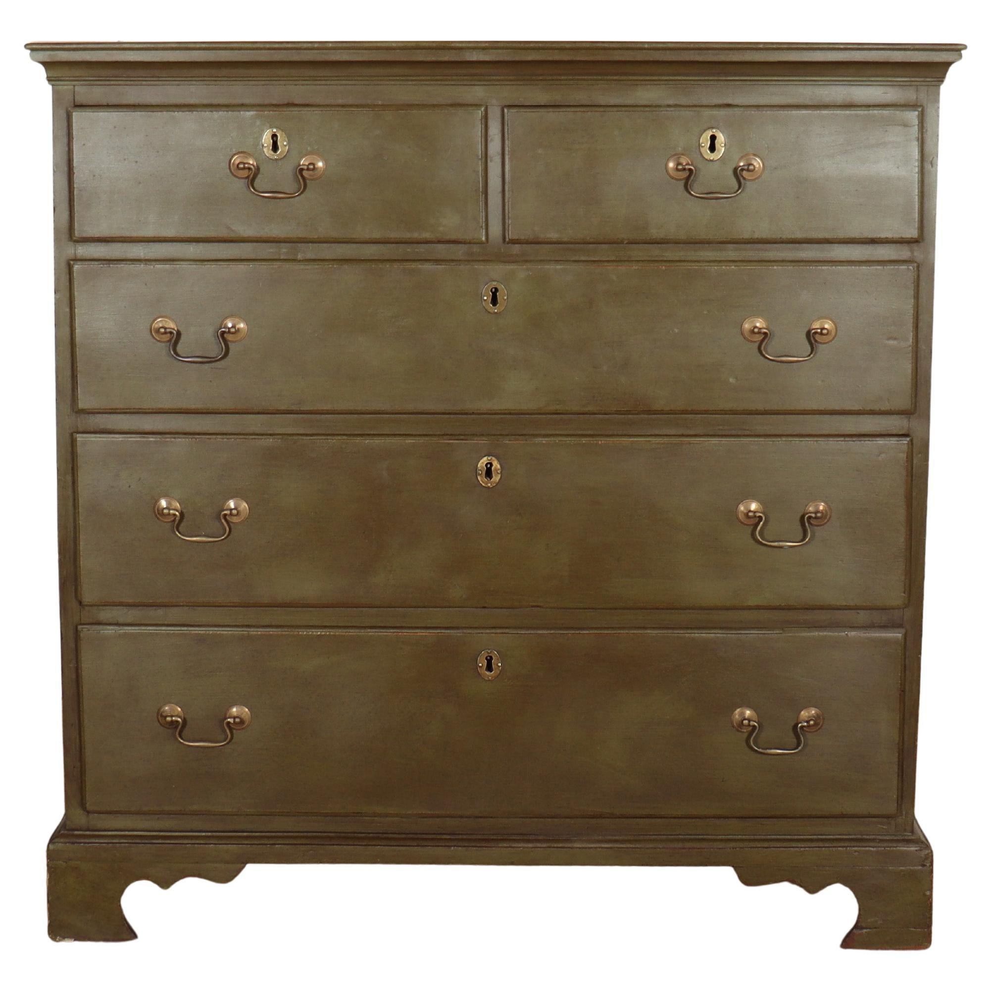 English Painted Chest of Drawers