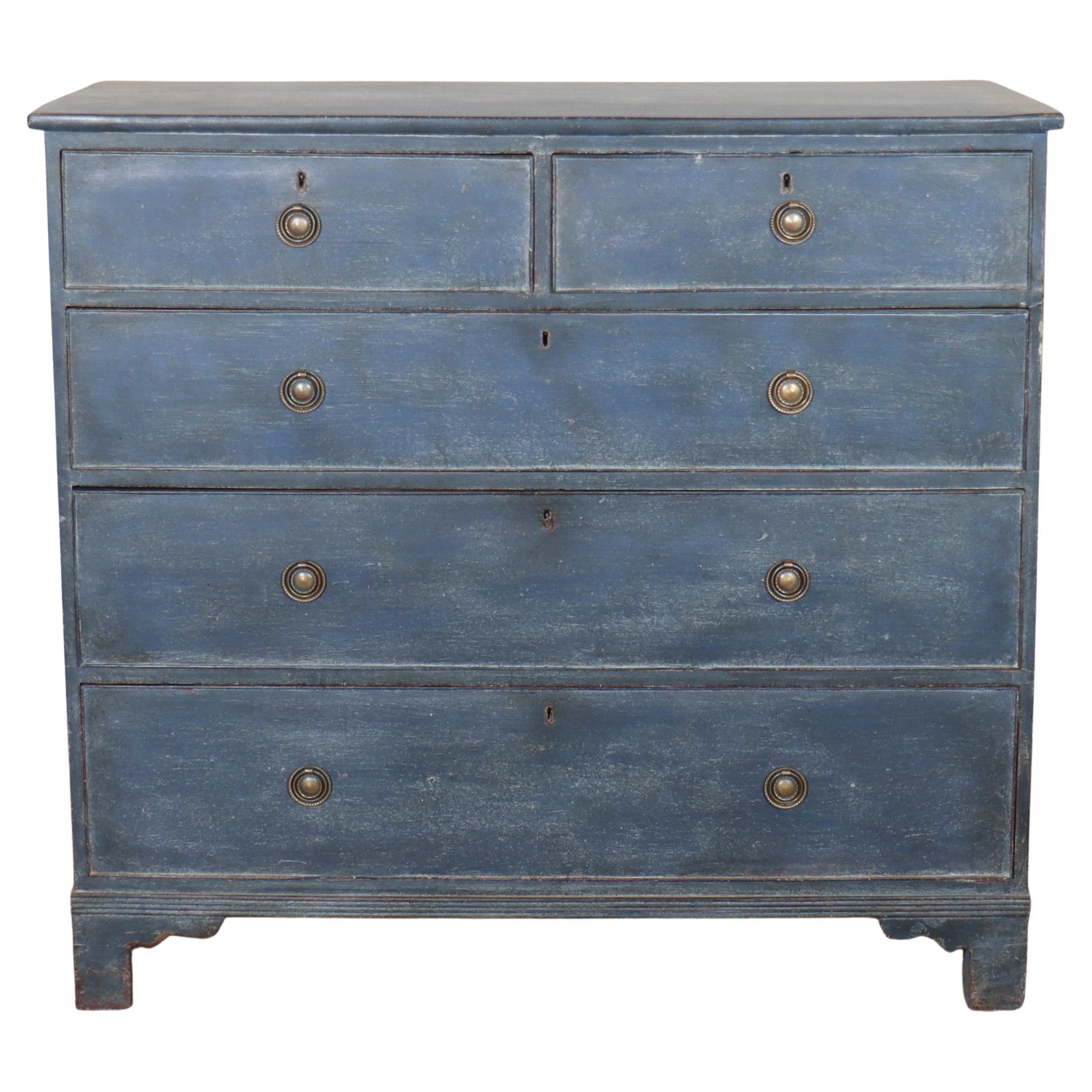 Commode anglaise peinte