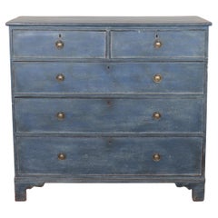 Commode anglaise peinte