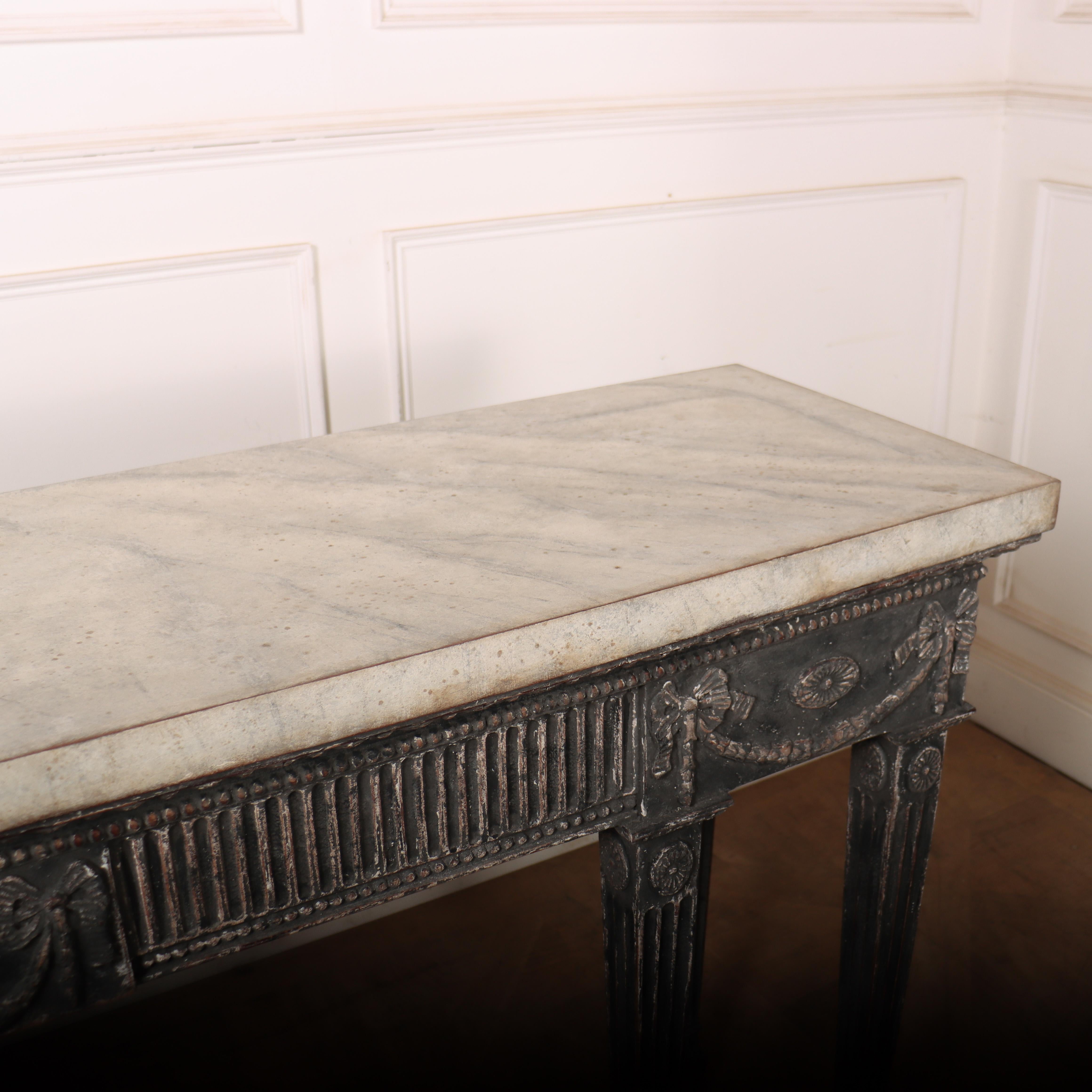 English Painted Console Table For Sale 4