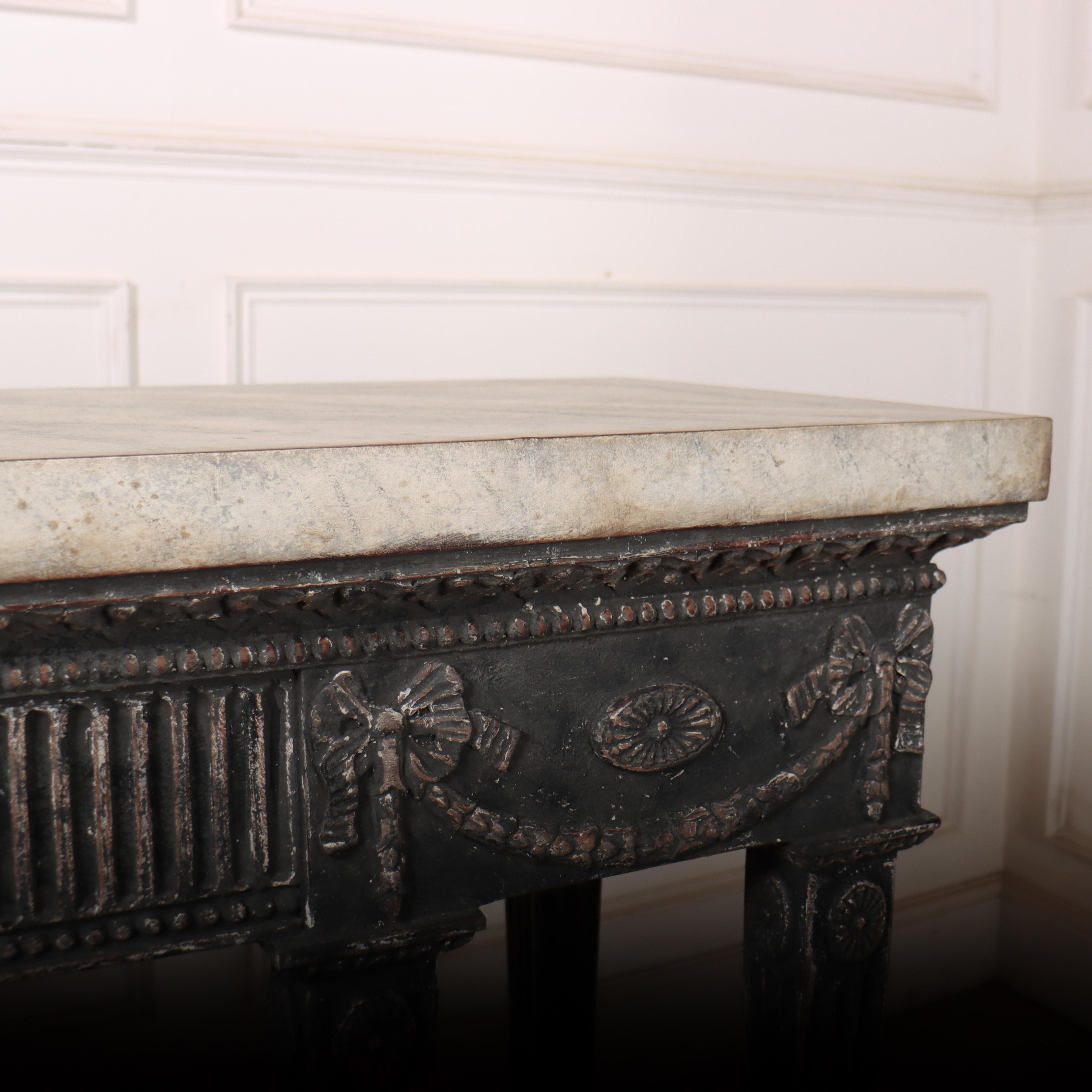 English Painted Console Table For Sale 5