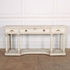 English Painted Console Table
