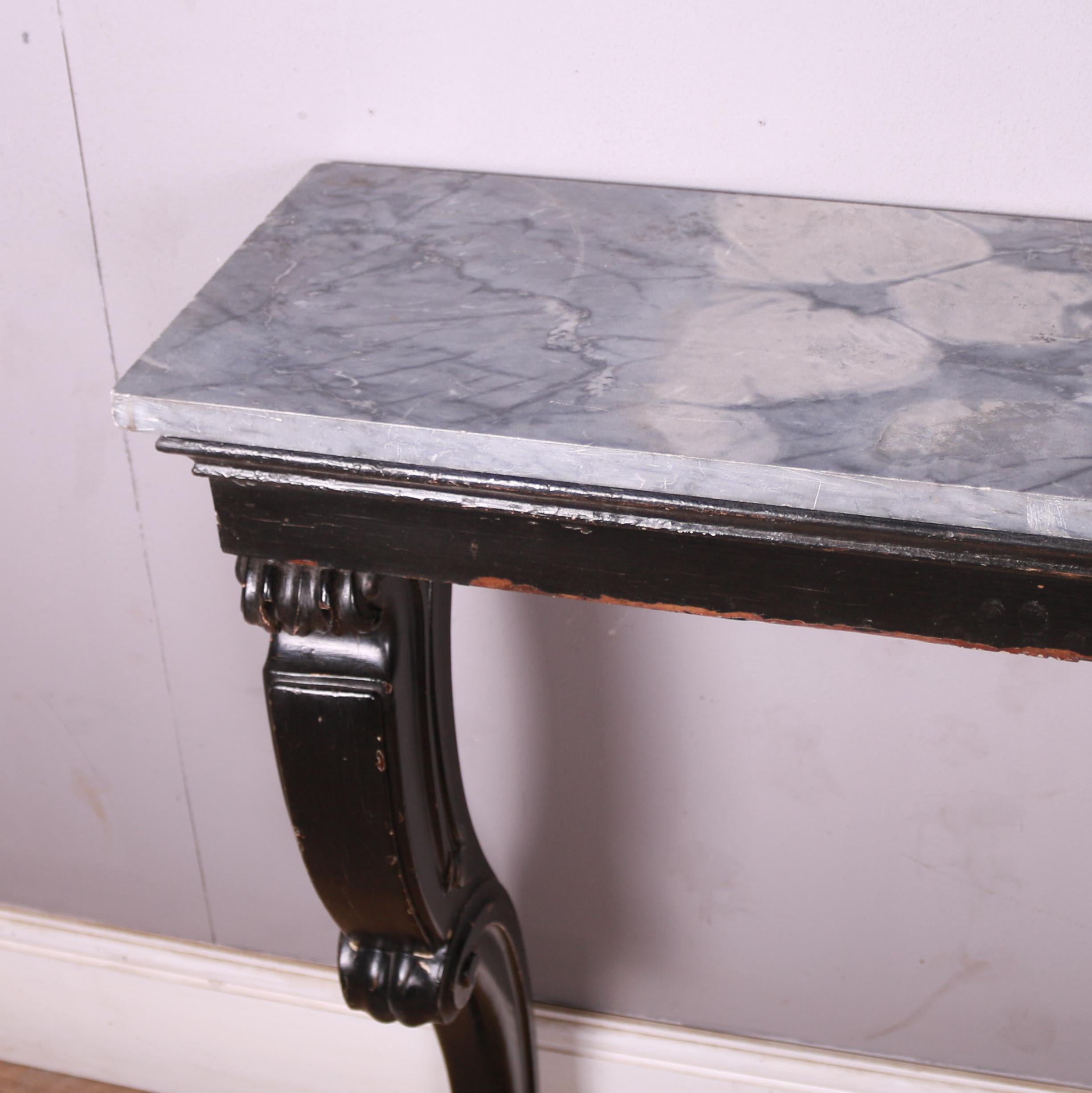 Victorian English Painted Console Table