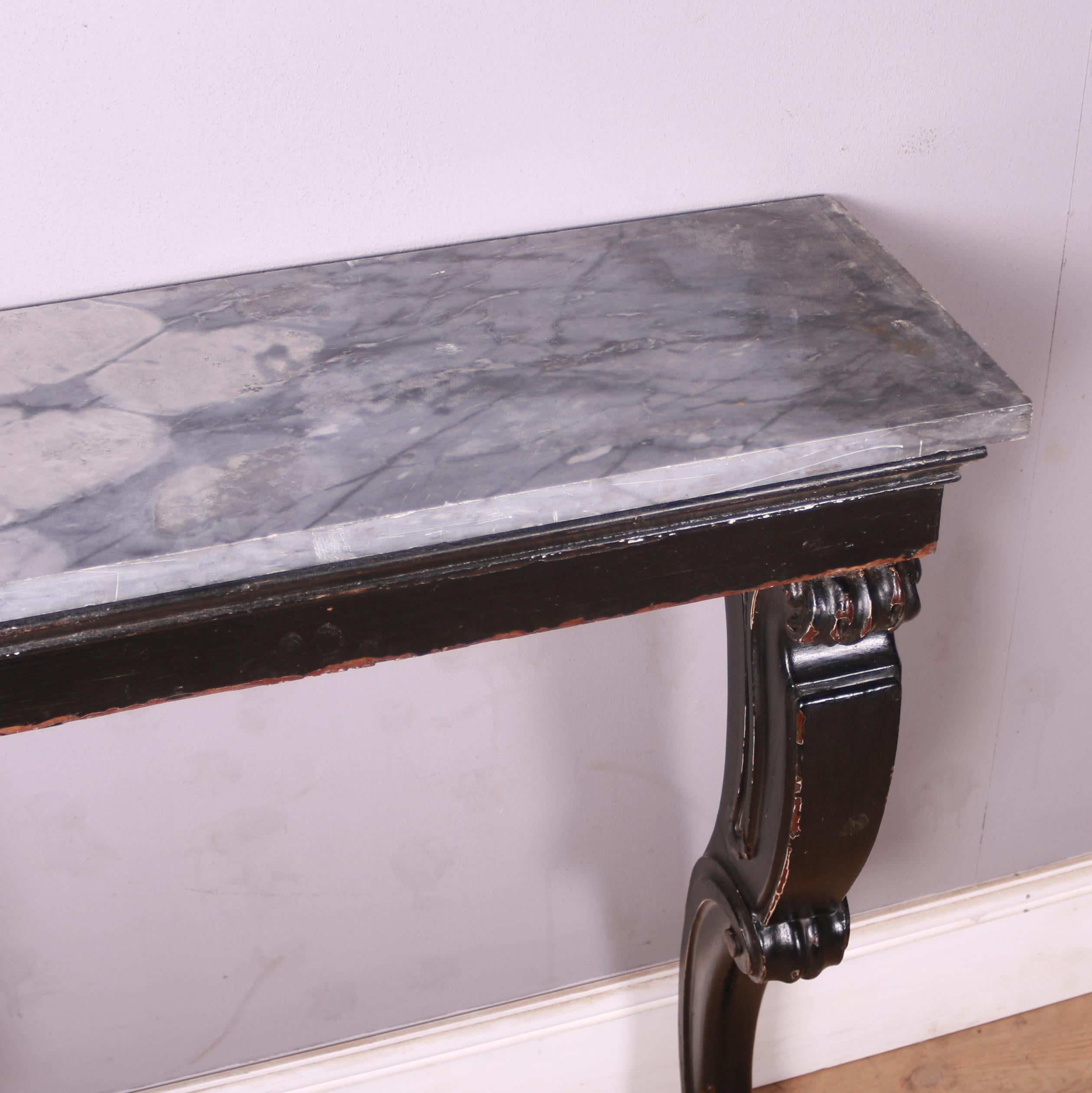 English Painted Console Table In Good Condition In Leamington Spa, Warwickshire