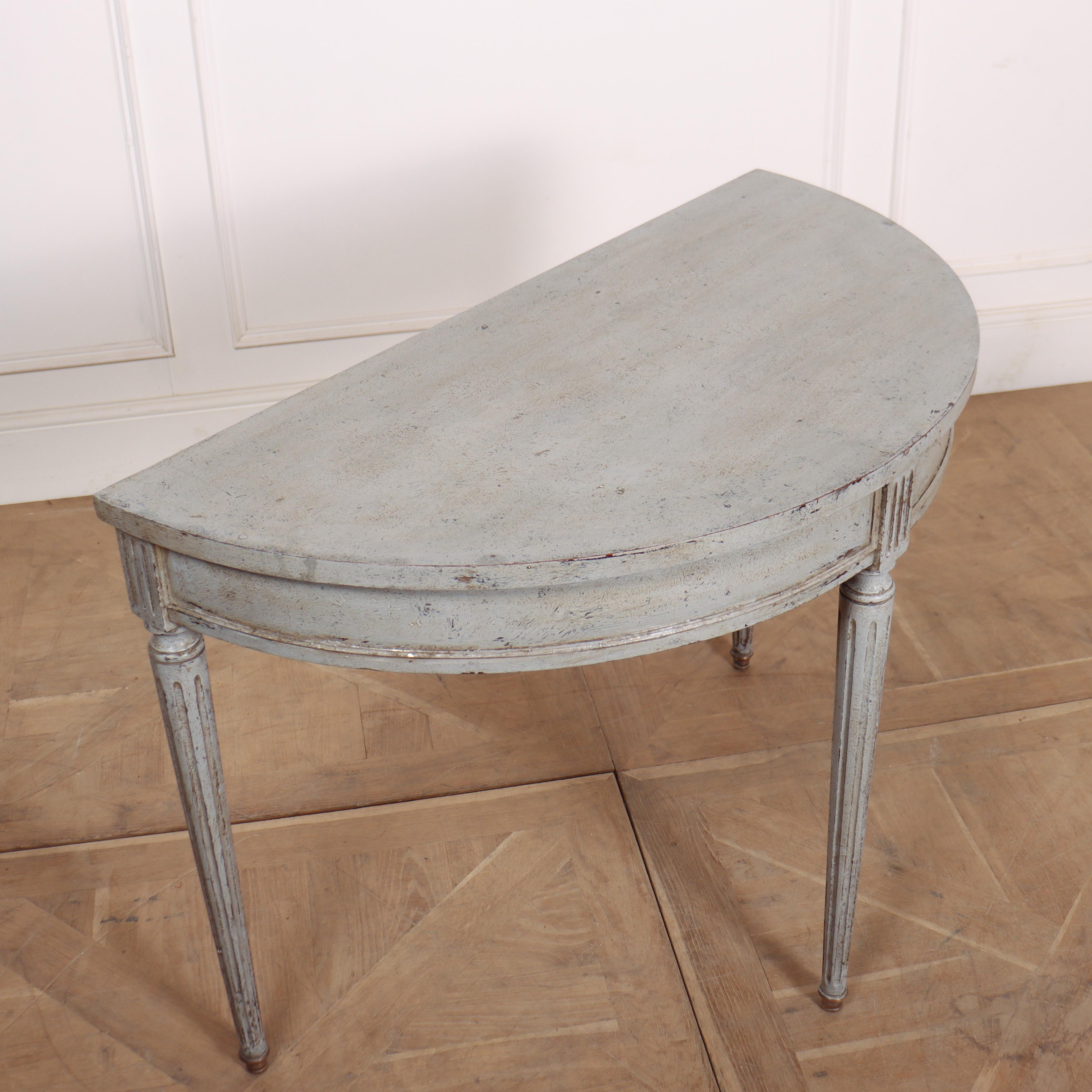 English Painted Console Table 1