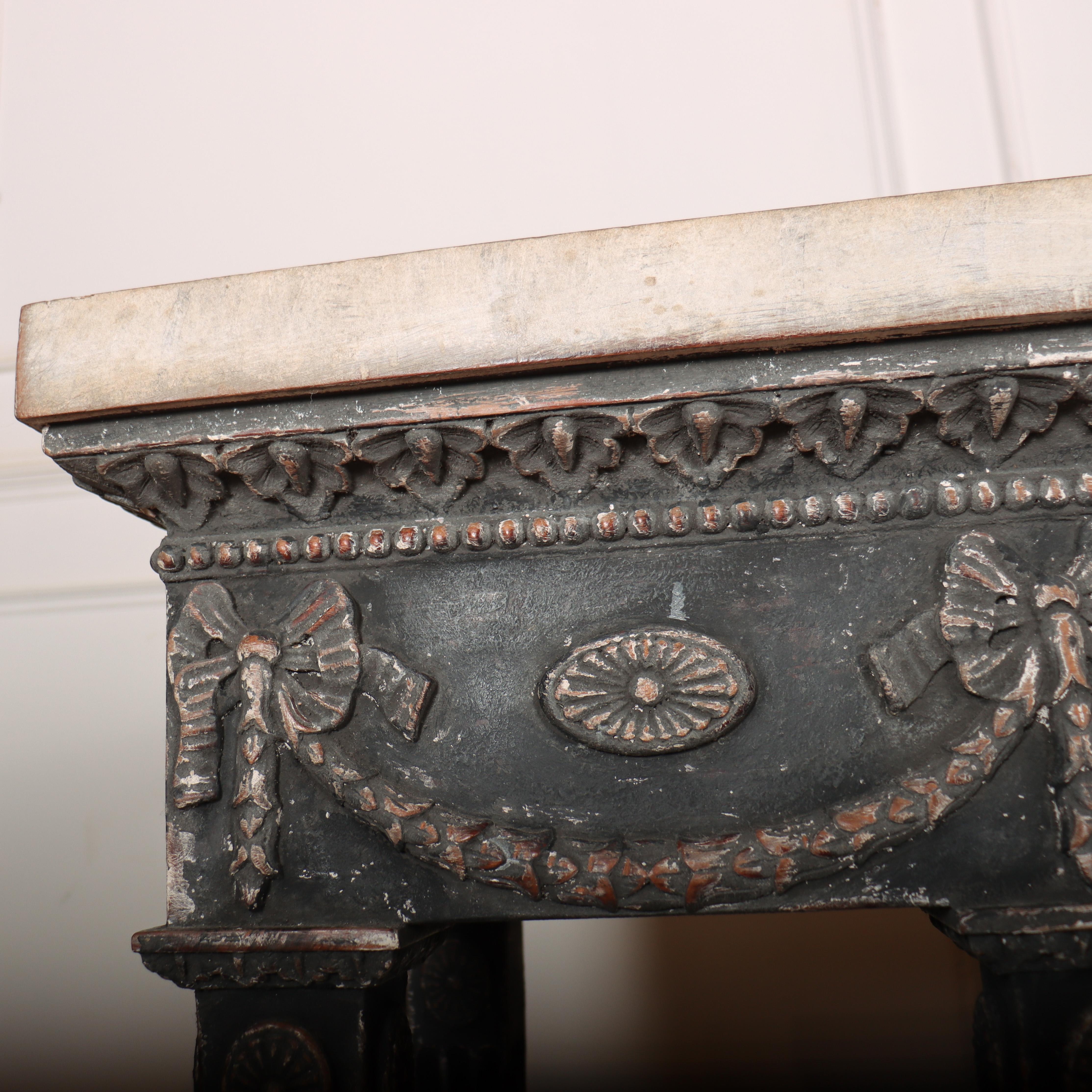English Painted Console Table For Sale 2