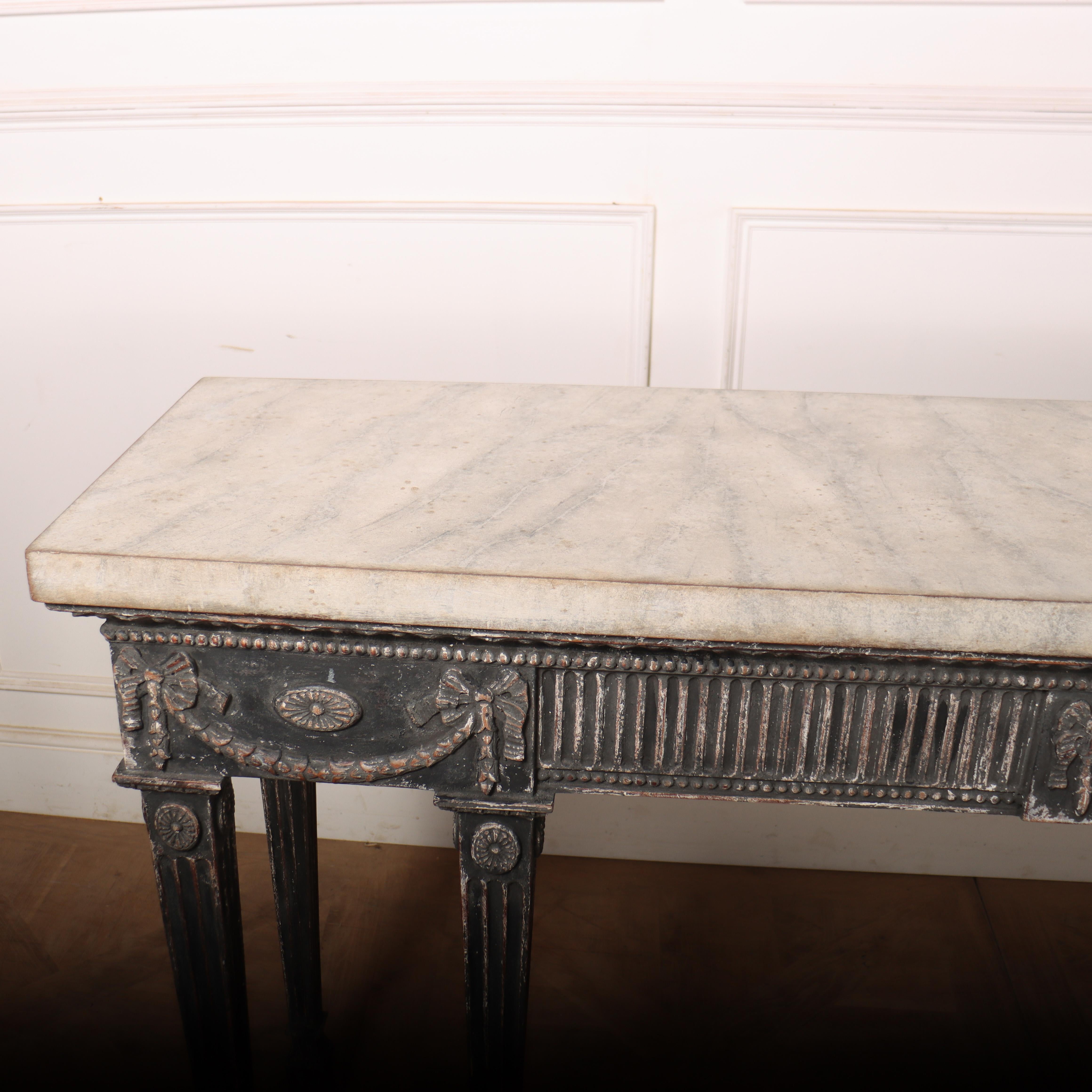 English Painted Console Table For Sale 3