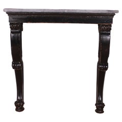 English Painted Console Table