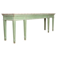 English Painted Console Table