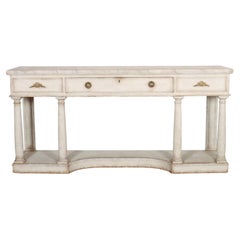 English Painted Console Table