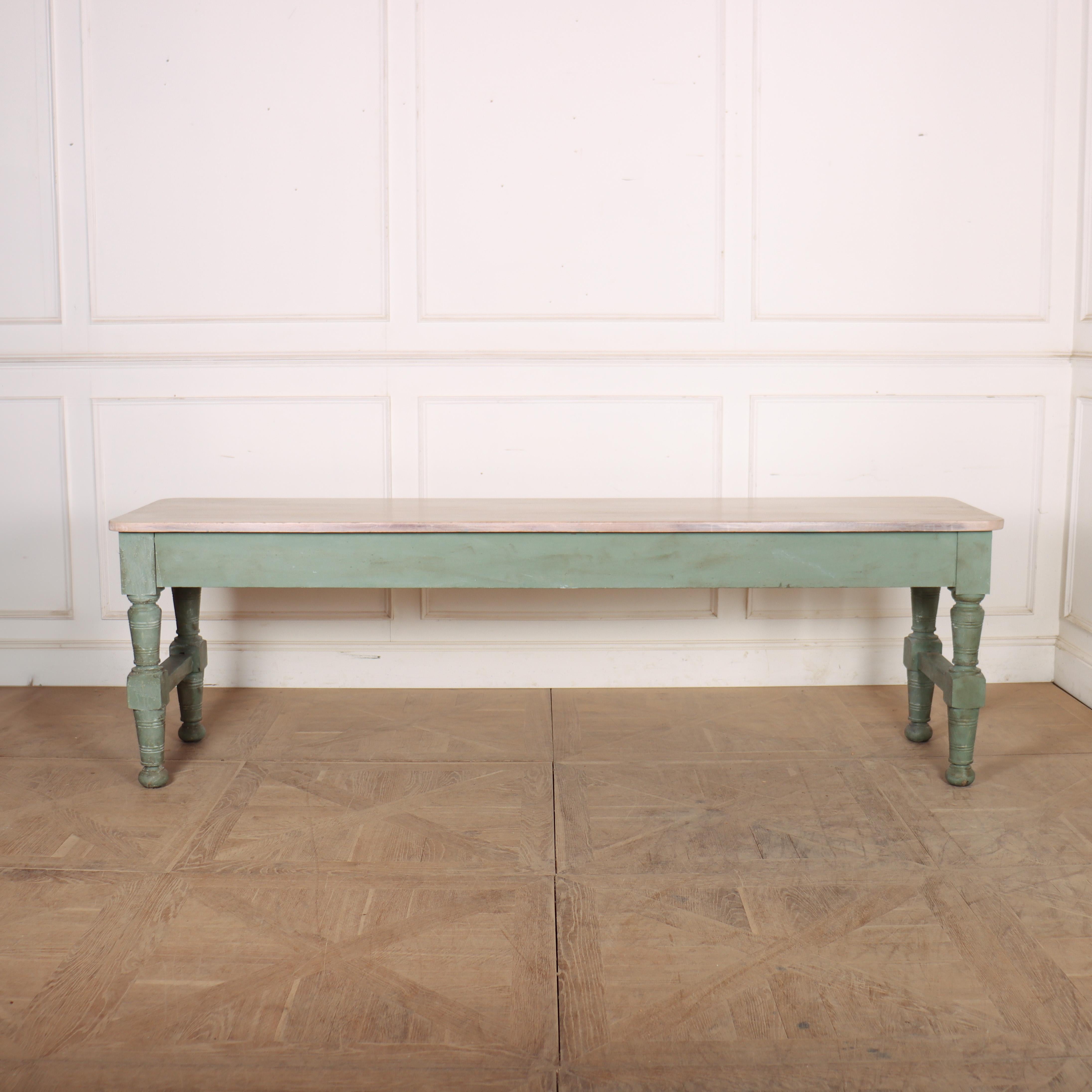 Consola pintada a la inglesa / Mesa de sofá siglo XIX en venta