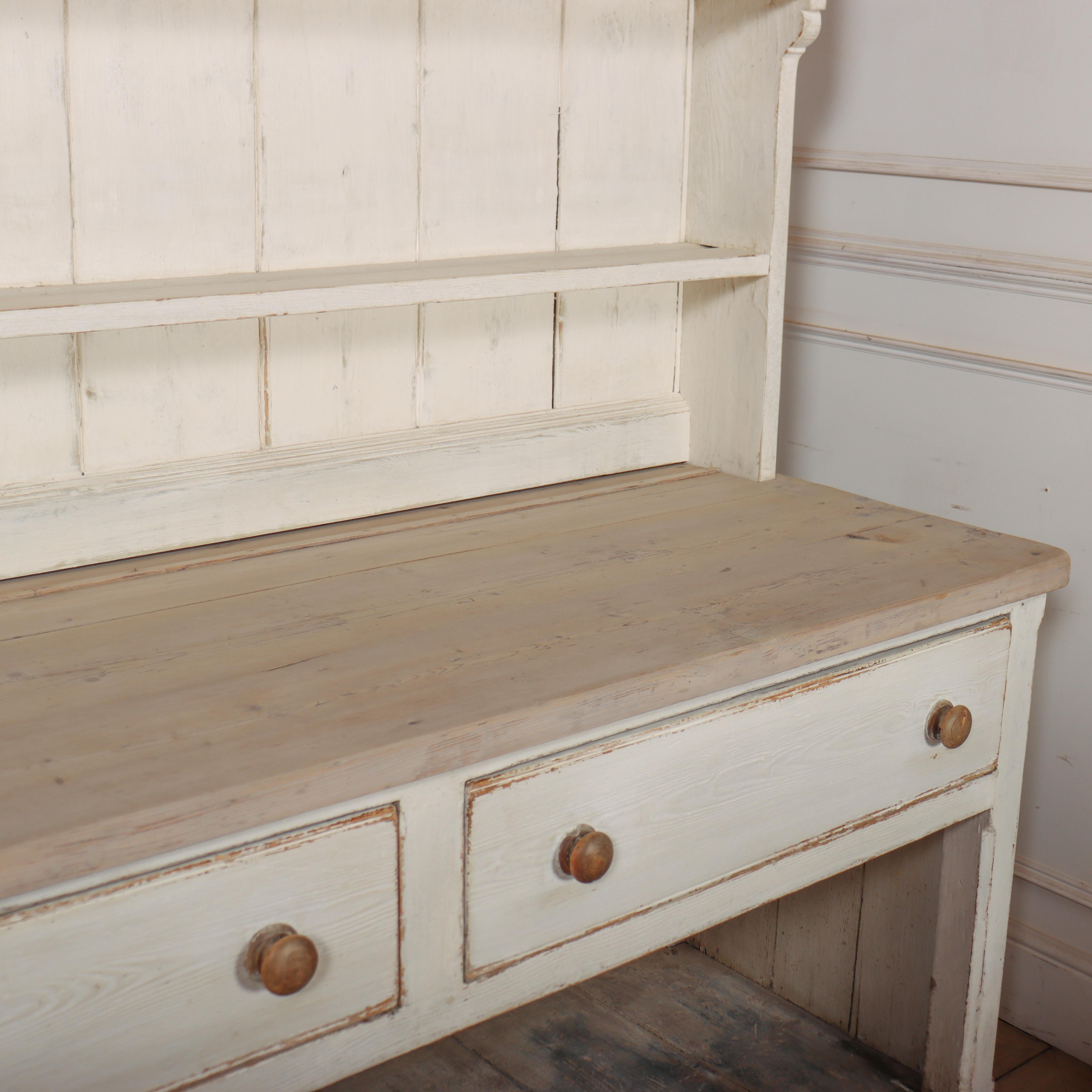English Painted Country House Dresser For Sale 4