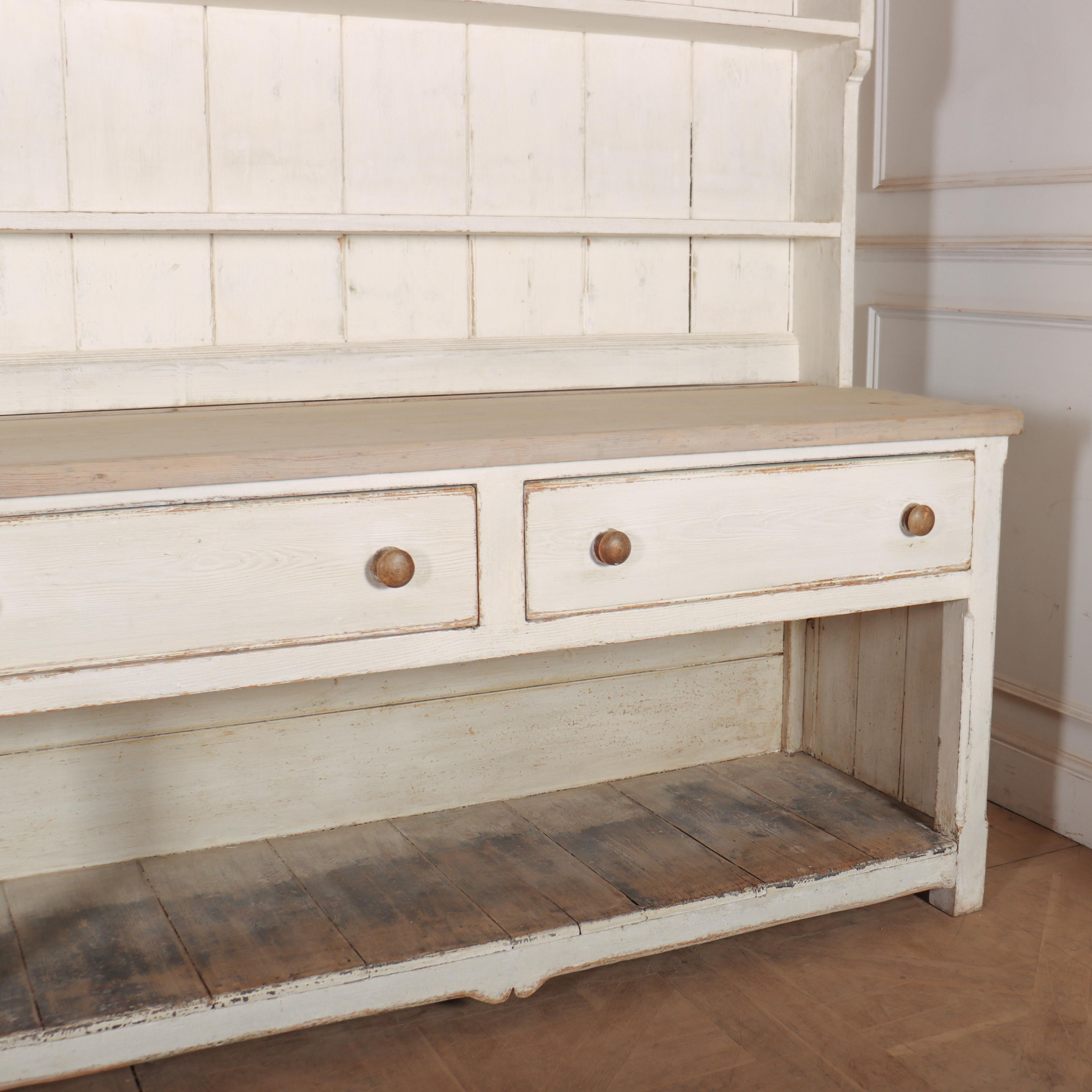 English Painted Country House Dresser For Sale 2