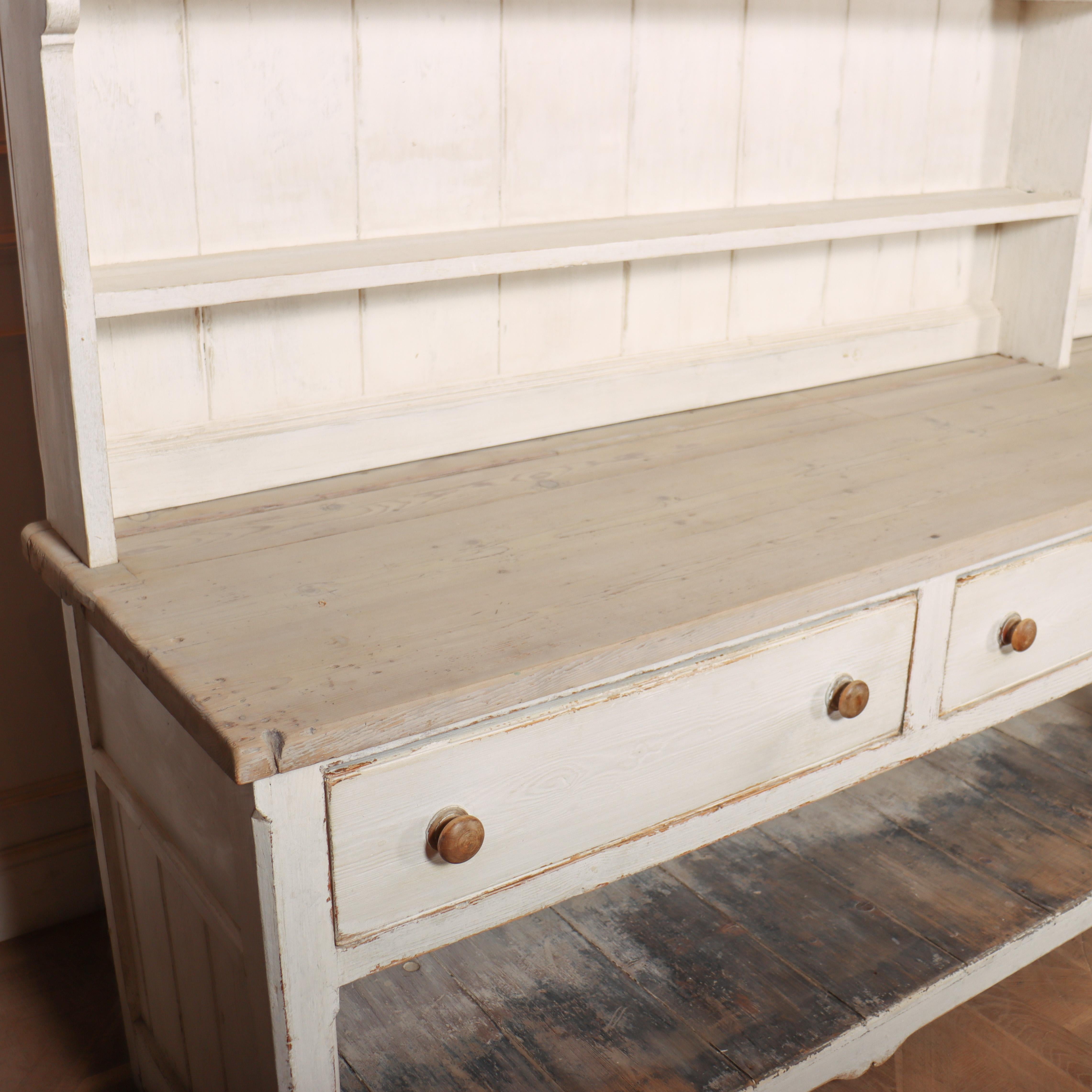 English Painted Country House Dresser For Sale 3