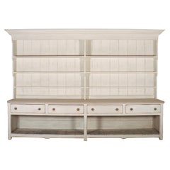 Antique English Painted Country House Dresser