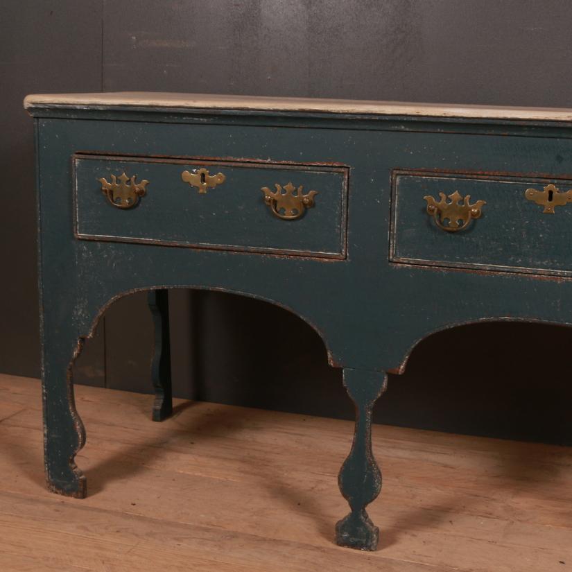 Wonderful 18th century English silhouette leg dresser base, 1760

Dimensions:
74.5 inches (189 cms) wide
21.5 inches (55 cms) deep
30.5 inches (77 cms) high.

 