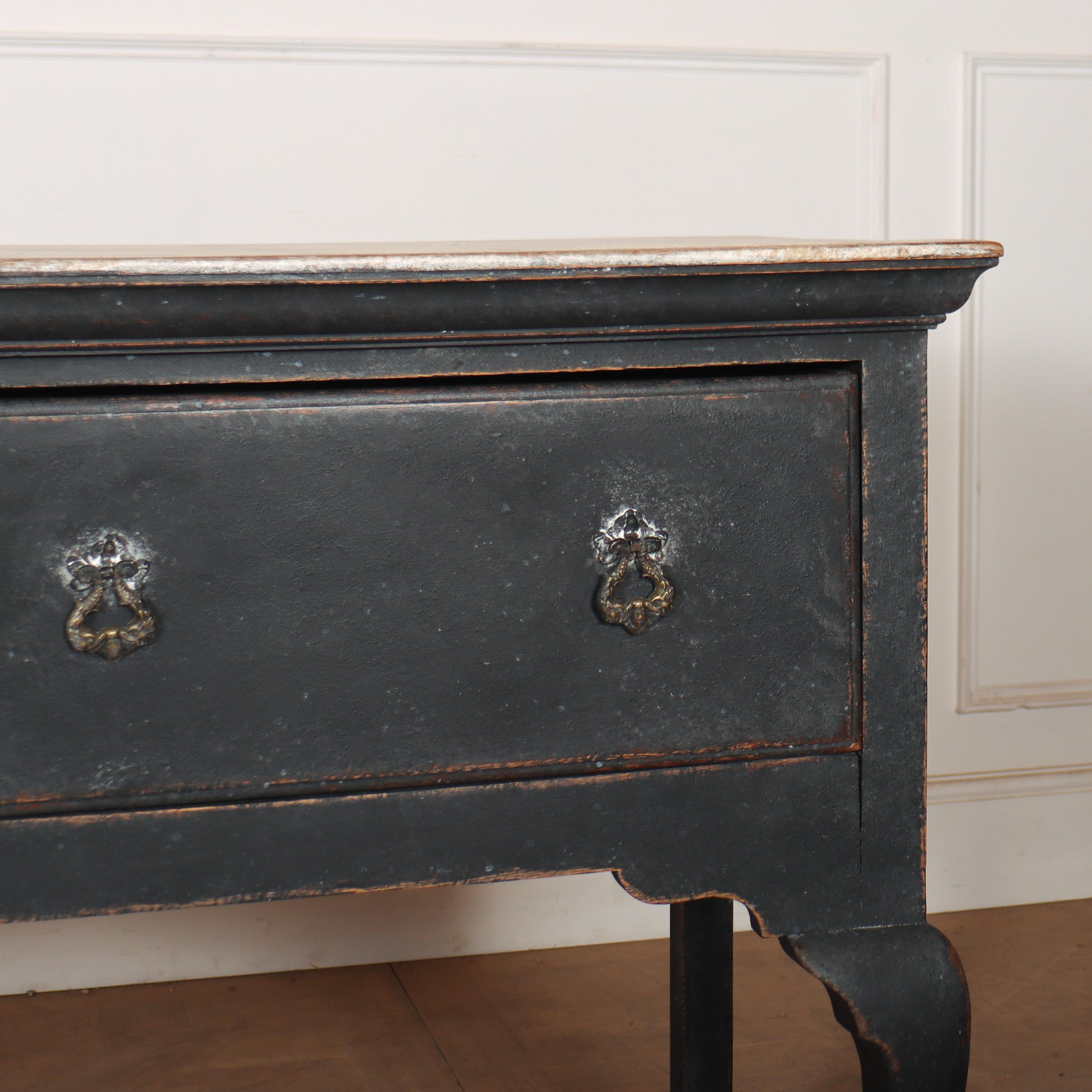 19th Century English Painted Dresser Base For Sale