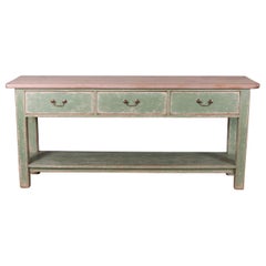 English Painted Dresser Base