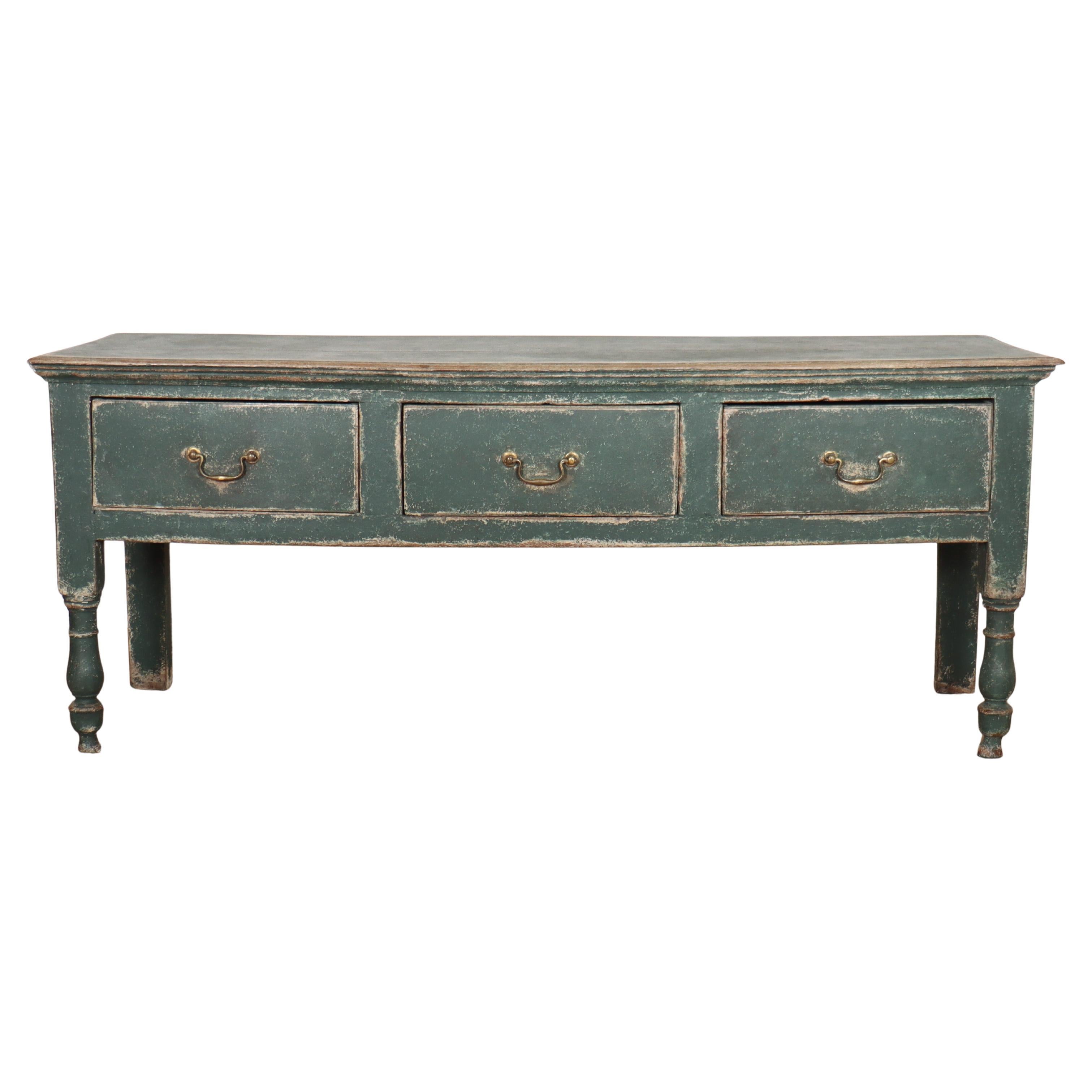 English Painted Dresser Base
