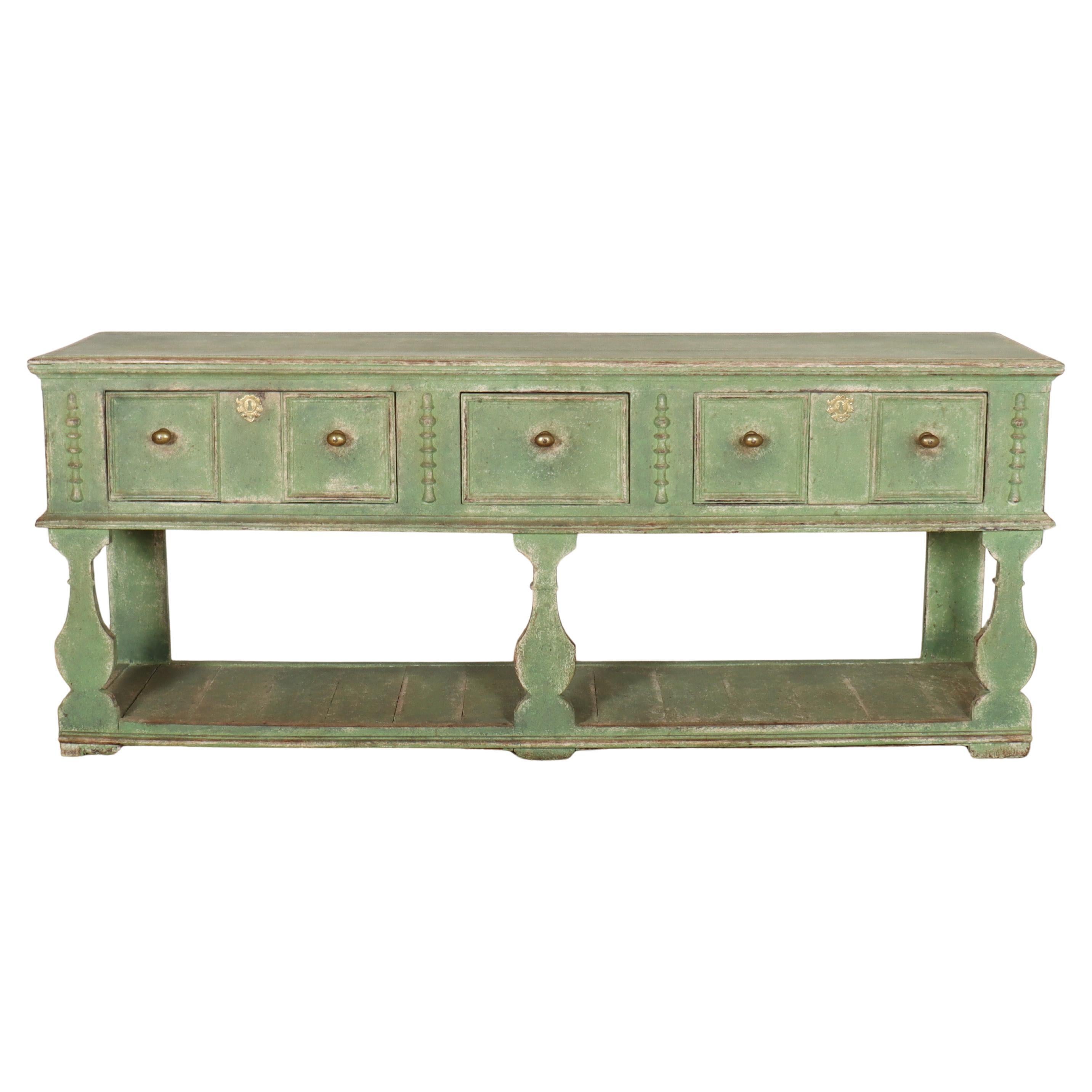 English Painted Dresser Base