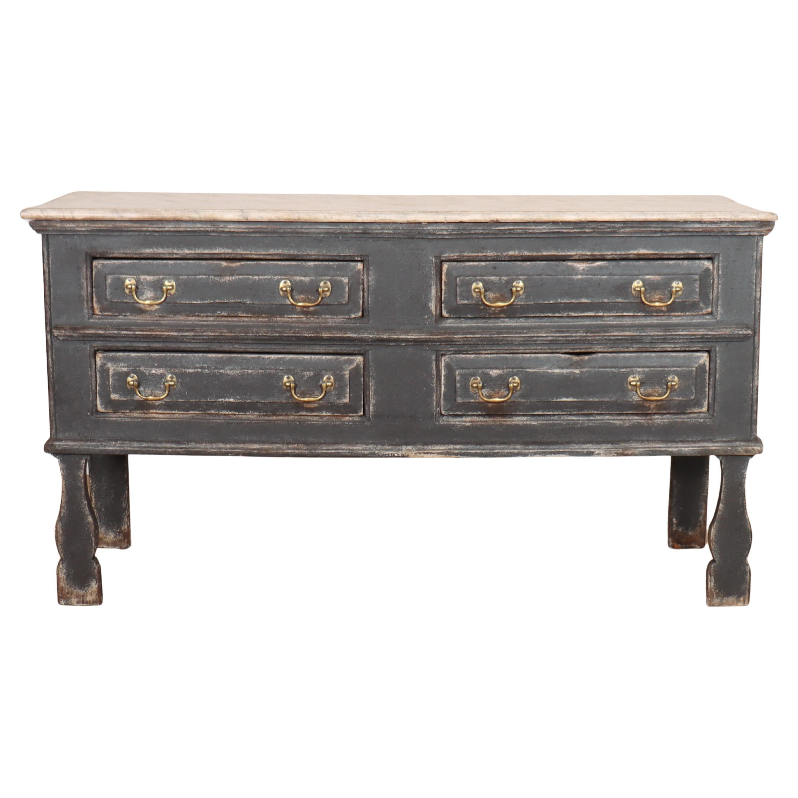 English Painted Dresser Base