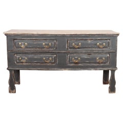 Antique English Painted Dresser Base