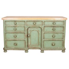 English Painted Dresser Base