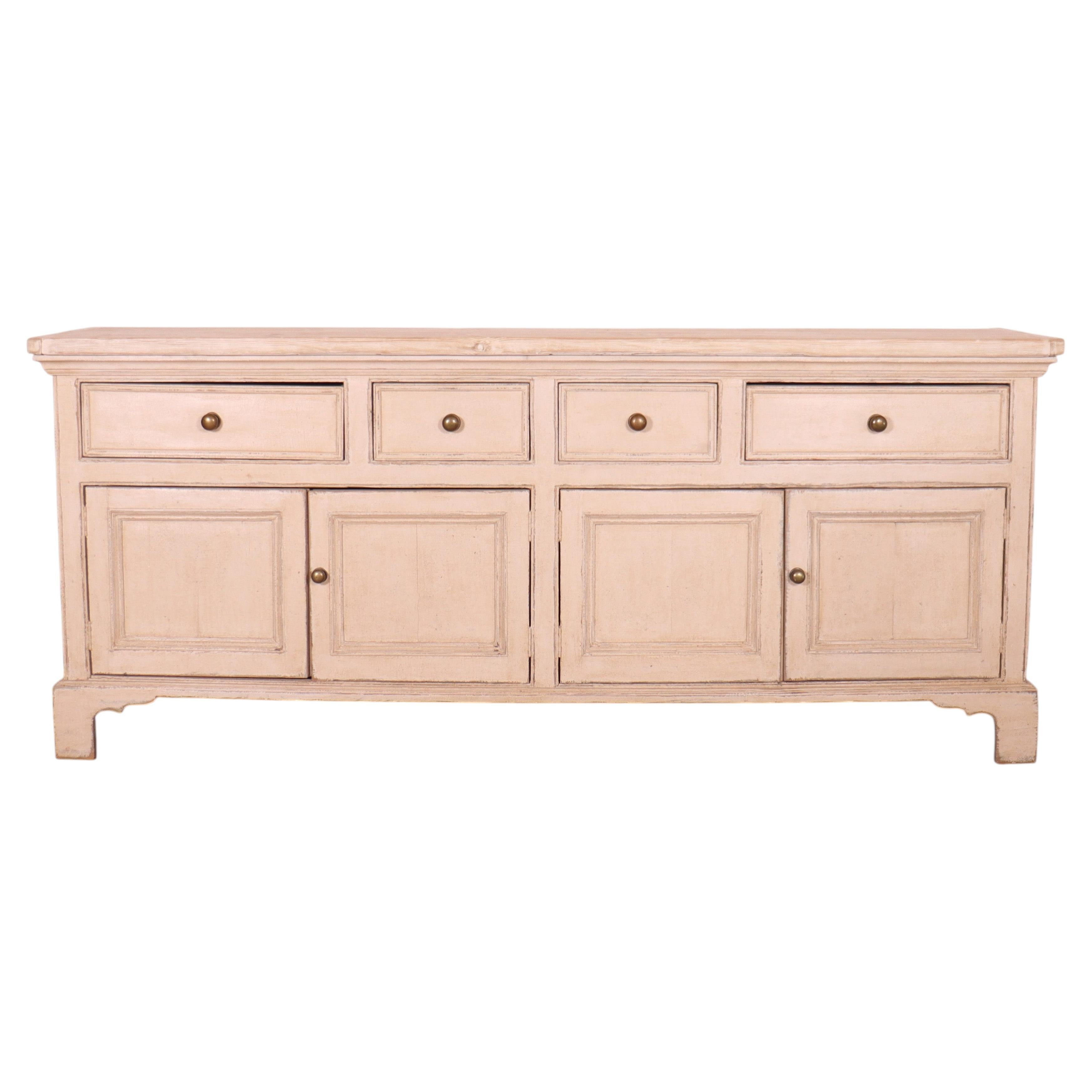 English Painted Dresser Base For Sale
